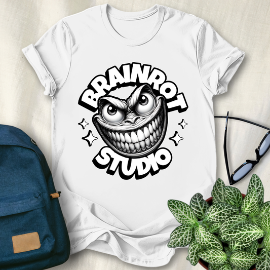 Brainrot Studio Official Brand Logo T-Shirt