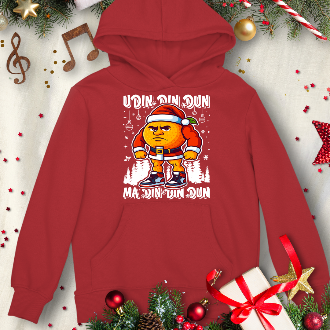 Udin Din Din Dun Madin Din Din Dun Italian Brainrot Christmas Hoodie