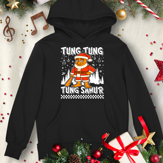 Tung Tung Tung Sahur Italian Brainrot Christmas Hoodie