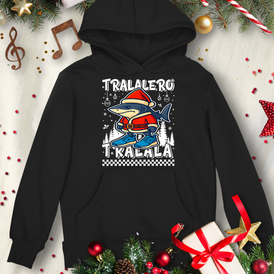 Tralalero Tralala Italian Brainrot Christmas Hoodie