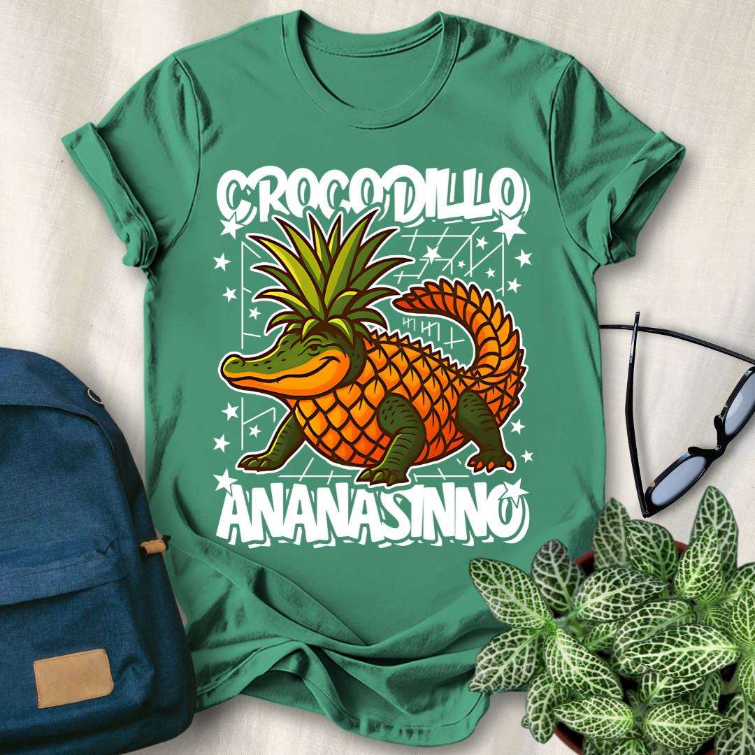 Crocodillo Ananasinno Italian Brainrot T-Shirt