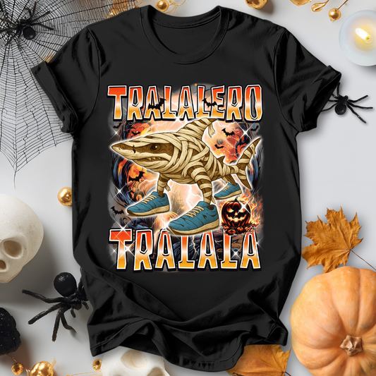 Tralalero Tralala Halloween Italian Brainrot T-Shirt