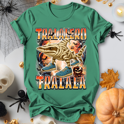 Tralalero Tralala Halloween Italian Brainrot T-Shirt