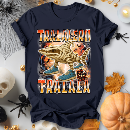 Tralalero Tralala Halloween Italian Brainrot T-Shirt