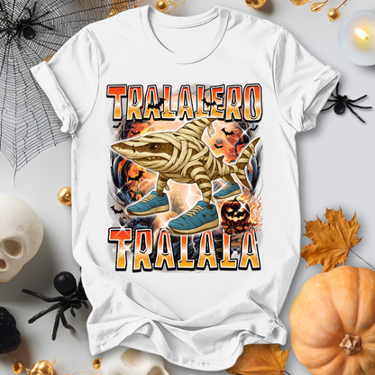 Tralalero Tralala Halloween Italian Brainrot T-Shirt