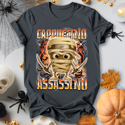 Cappuccino Assassino Halloween Italian Brainrot T-Shirt