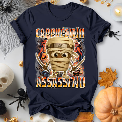 Cappuccino Assassino Halloween Italian Brainrot T-Shirt