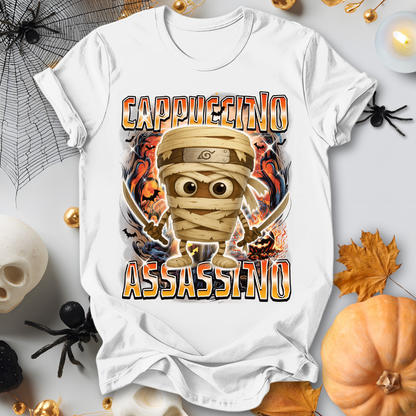 Cappuccino Assassino Halloween Italian Brainrot T-Shirt