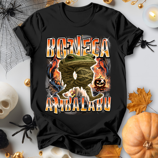Boneca Ambalabu Halloween Italian Brainrot T-Shirt