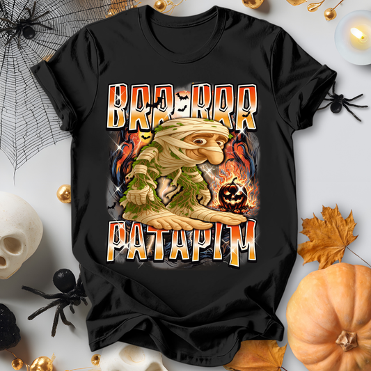 Brr Brr Patapim Halloween Italian Brainrot T-Shirt