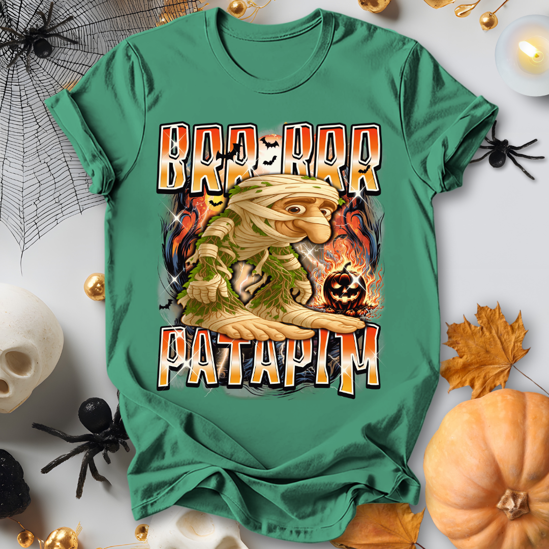 Brr Brr Patapim Halloween Italian Brainrot T-Shirt