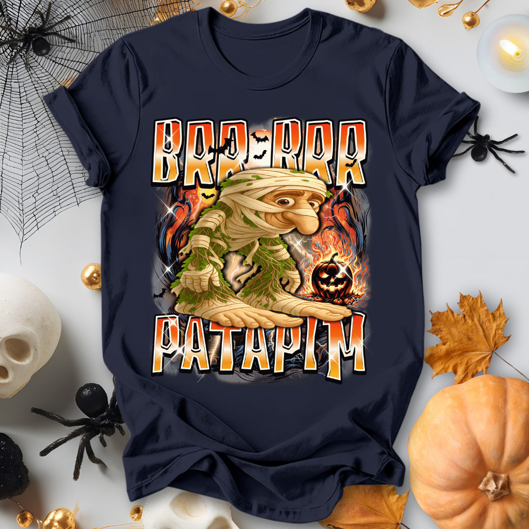 Brr Brr Patapim Halloween Italian Brainrot T-Shirt