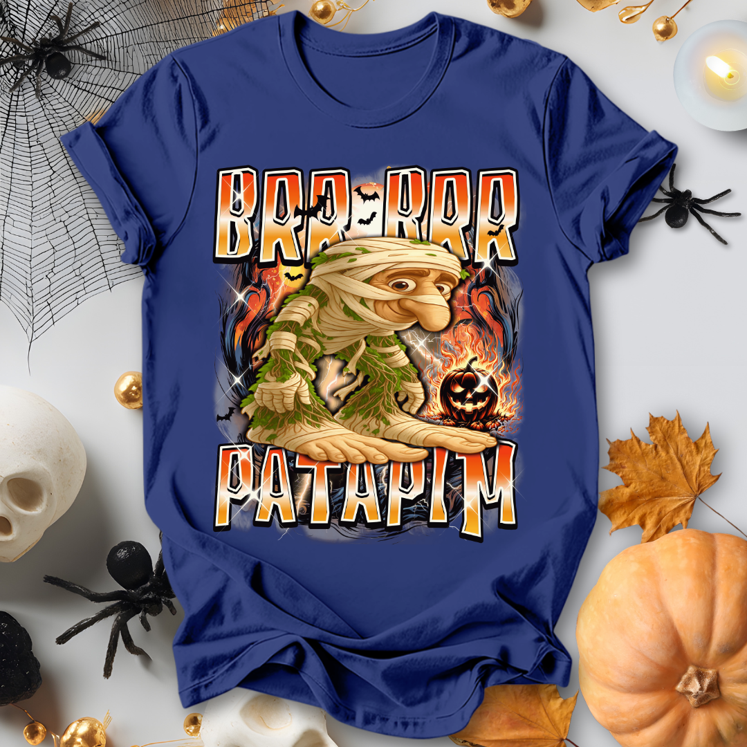 Brr Brr Patapim Halloween Italian Brainrot T-Shirt