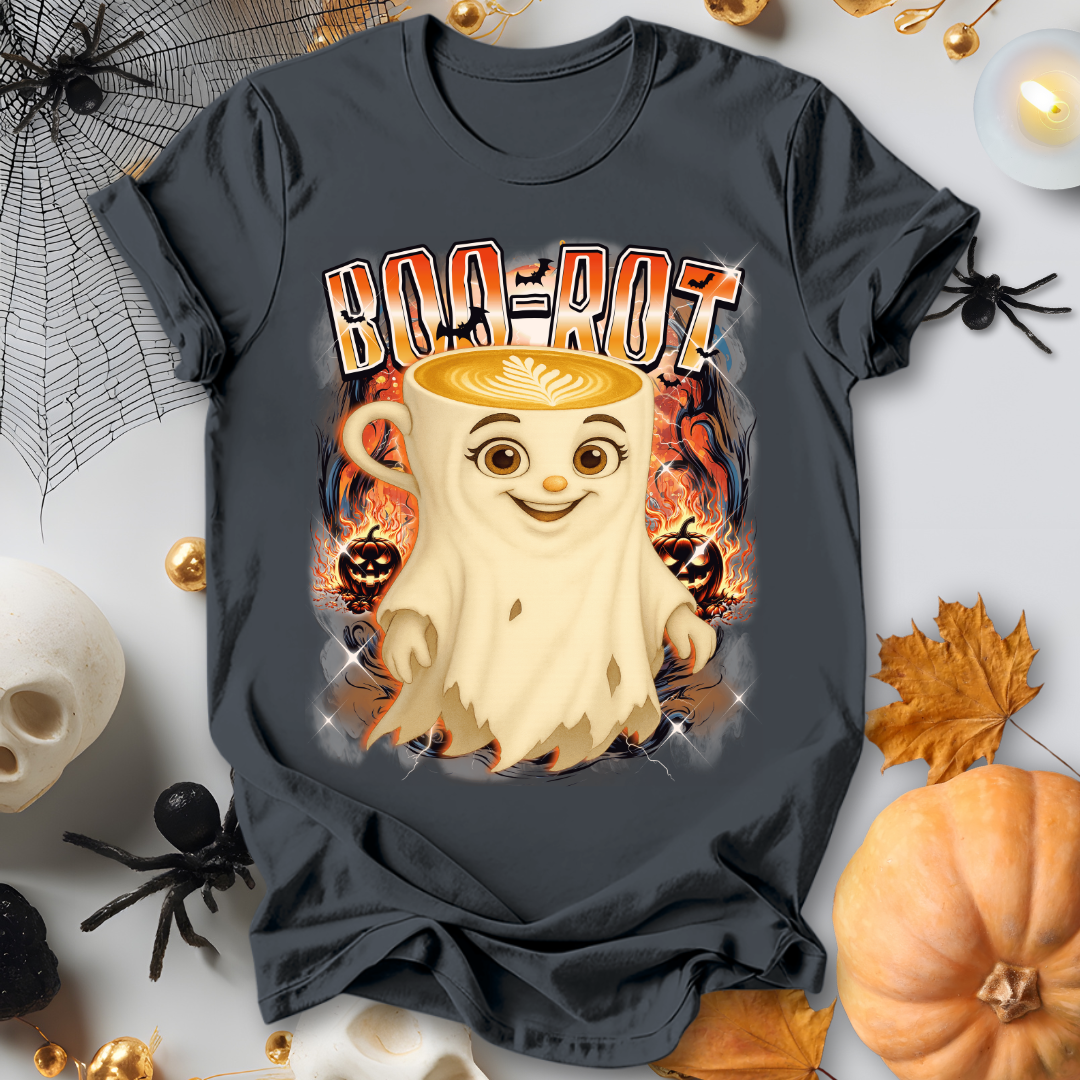 Ballerina Cappuccina Spooky Halloween Italian Brainrot T-Shirt