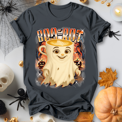 Ballerina Cappuccina Spooky Halloween Italian Brainrot T-Shirt