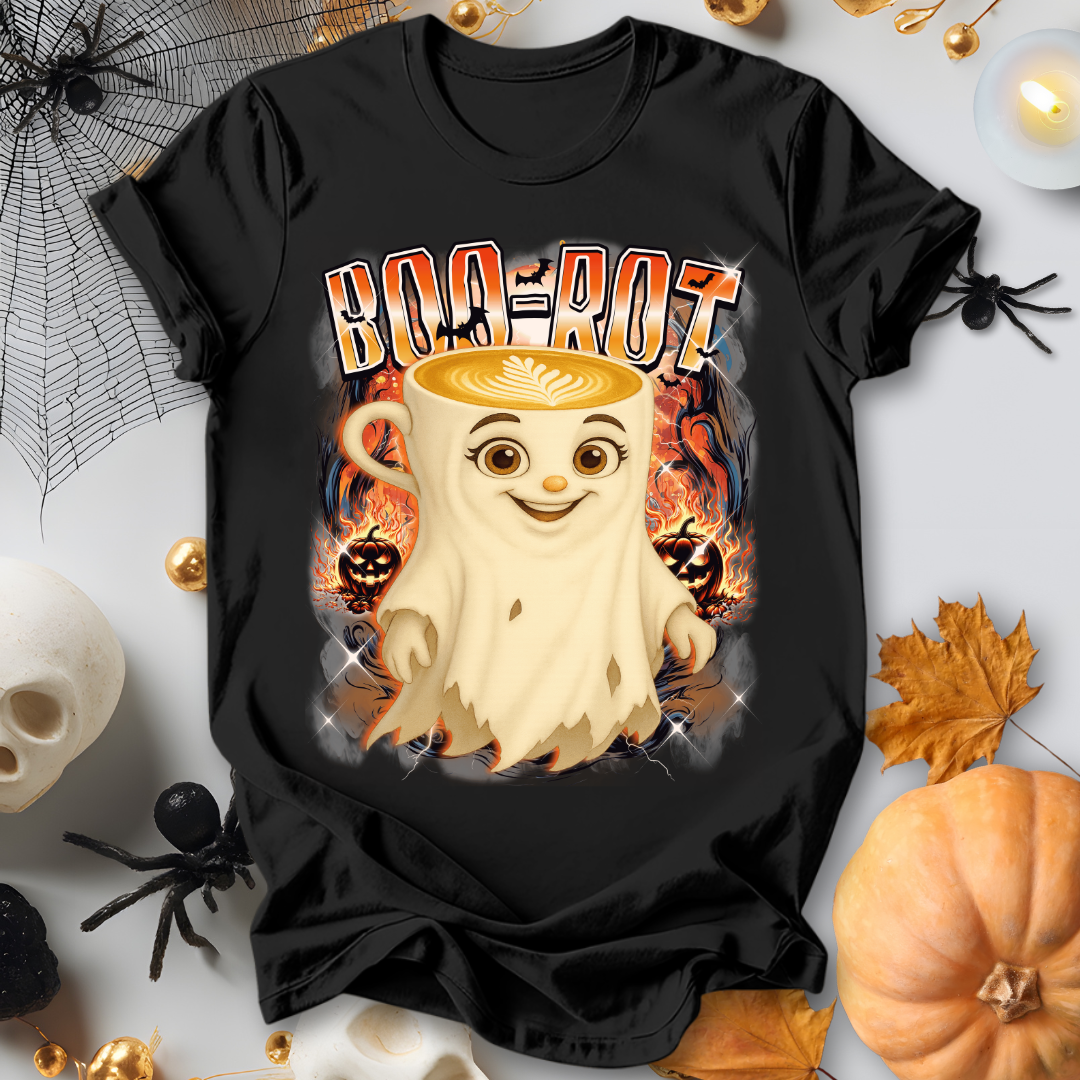 Ballerina Cappuccina Spooky Halloween Italian Brainrot T-Shirt