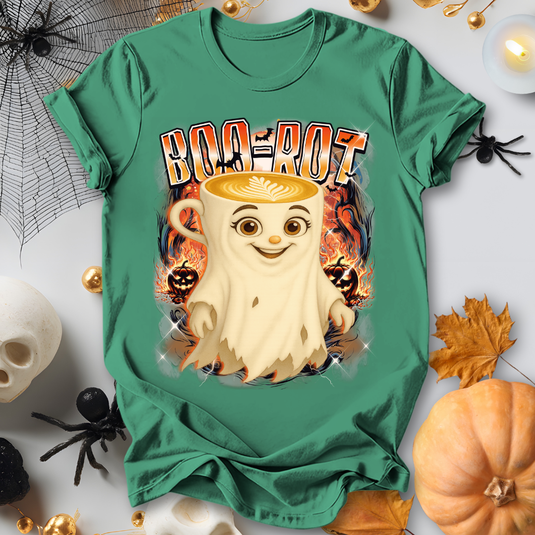 Ballerina Cappuccina Spooky Halloween Italian Brainrot T-Shirt