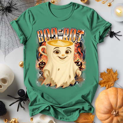 Ballerina Cappuccina Spooky Halloween Italian Brainrot T-Shirt