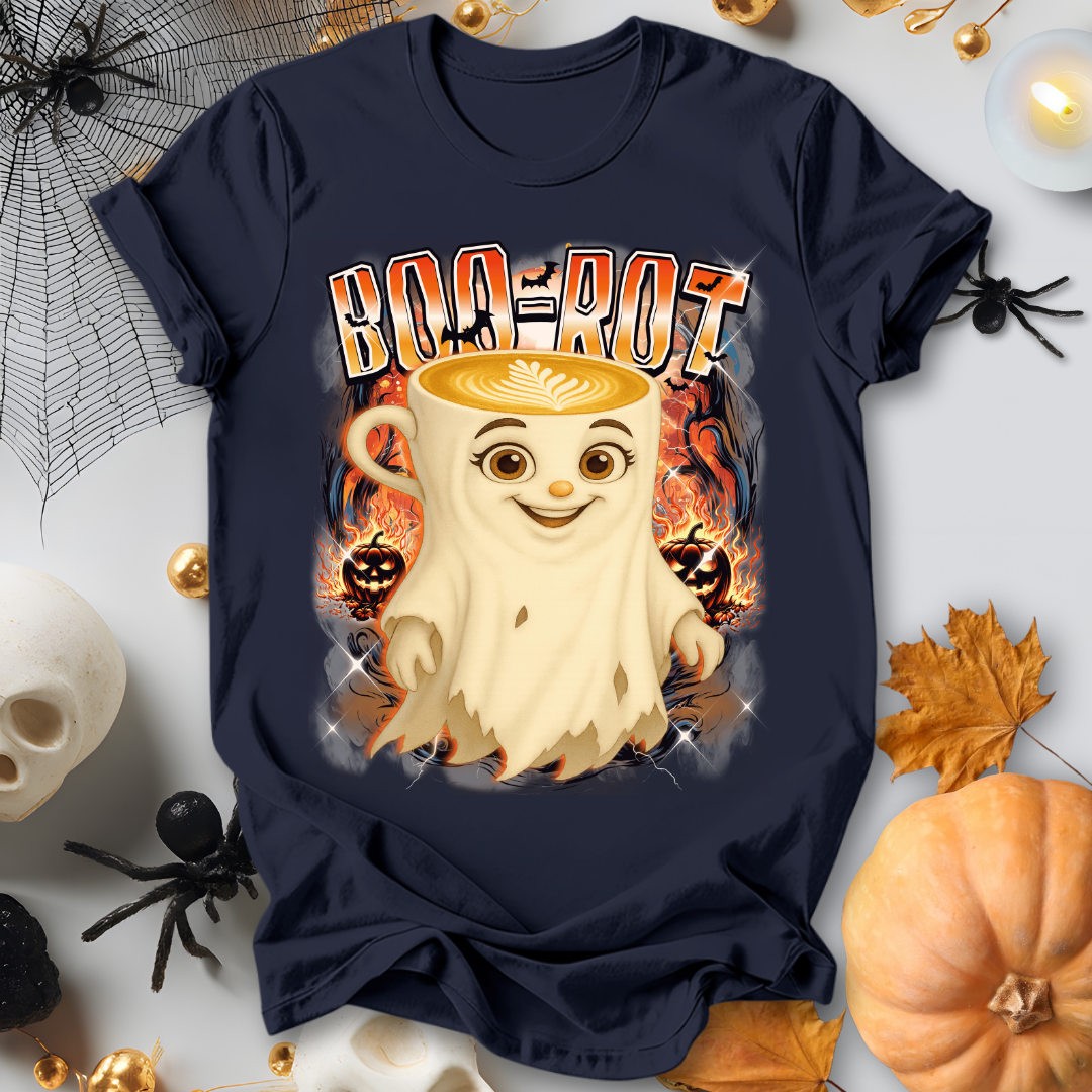 Ballerina Cappuccina Spooky Halloween Italian Brainrot T-Shirt