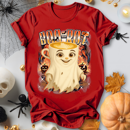 Ballerina Cappuccina Spooky Halloween Italian Brainrot T-Shirt