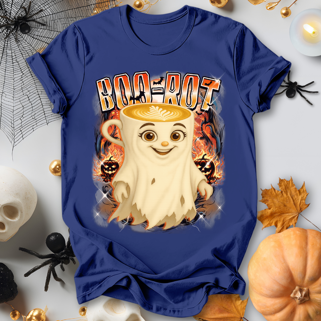 Ballerina Cappuccina Spooky Halloween Italian Brainrot T-Shirt