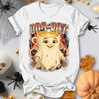 Ballerina Cappuccina Spooky Halloween Italian Brainrot T-Shirt