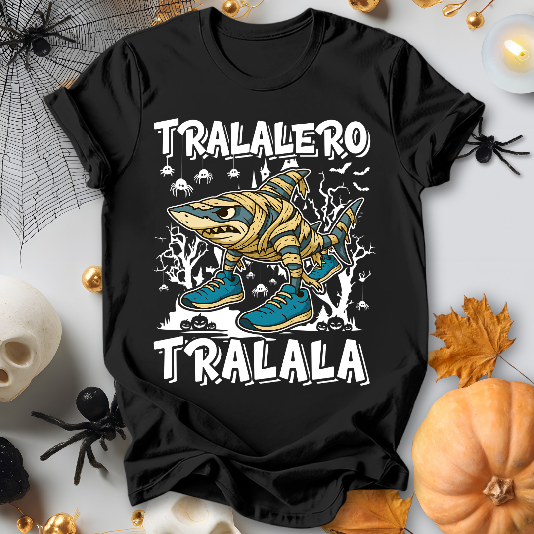 Tralalero Tralala Italian Brainrot Halloween T-Shirt
