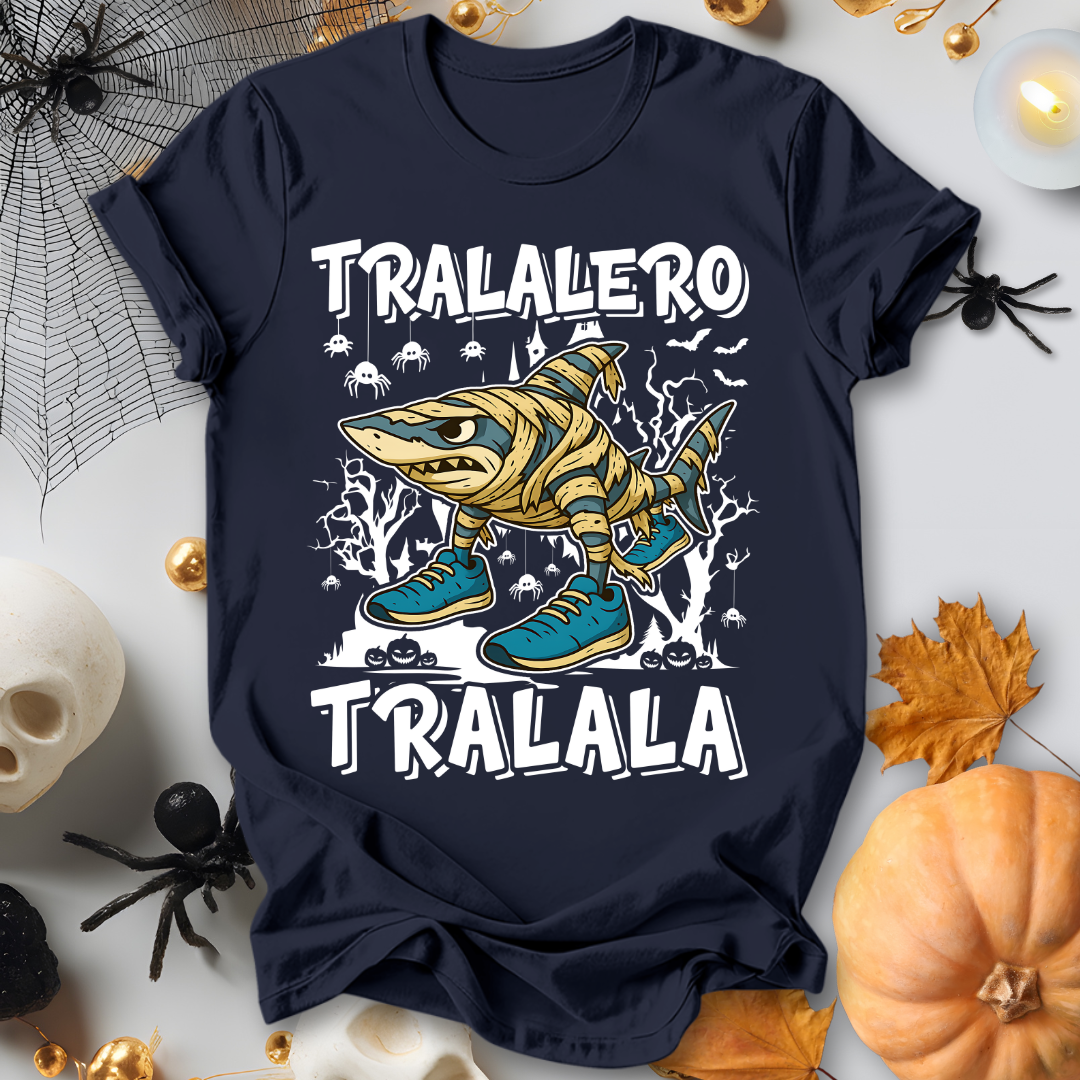 Tralalero Tralala Italian Brainrot Halloween T-Shirt