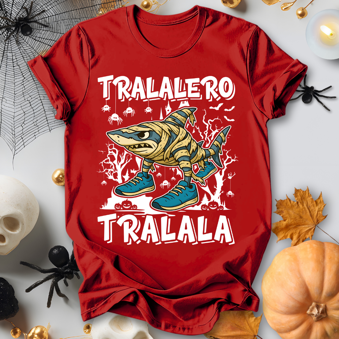 Tralalero Tralala Italian Brainrot Halloween T-Shirt