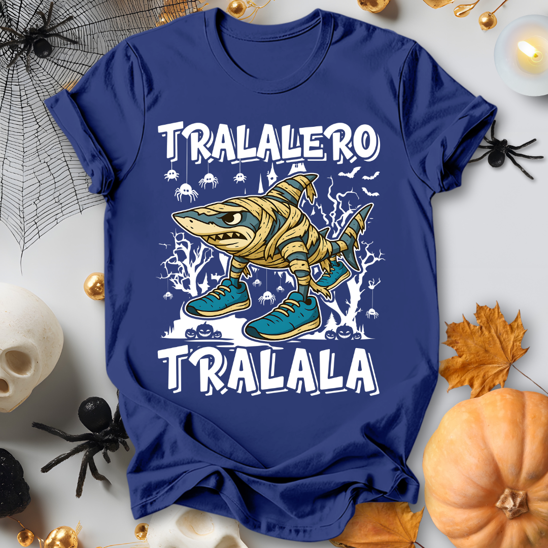 Tralalero Tralala Italian Brainrot Halloween T-Shirt