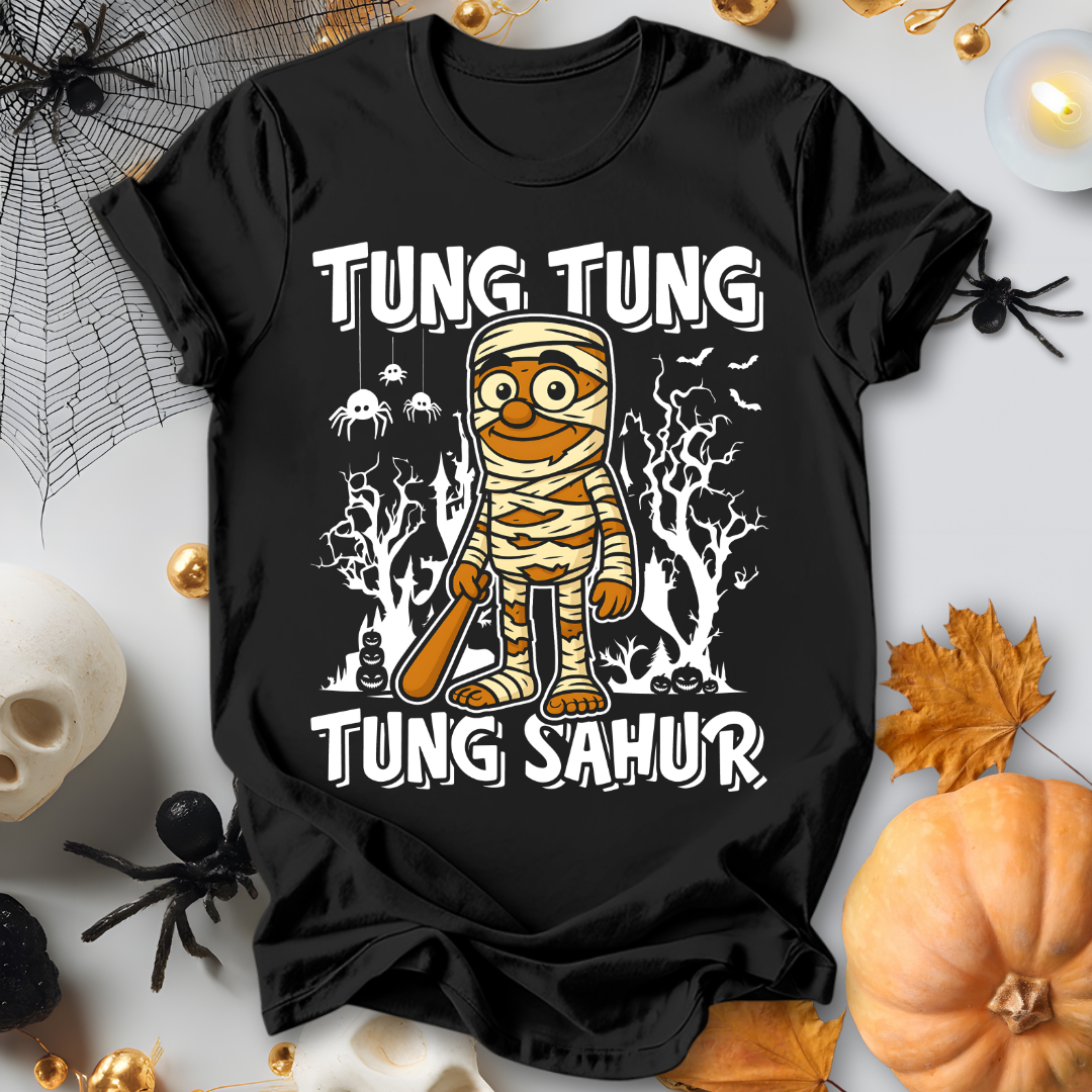Tung Tung Tung Sahur Italian Brainrot Halloween T-Shirt