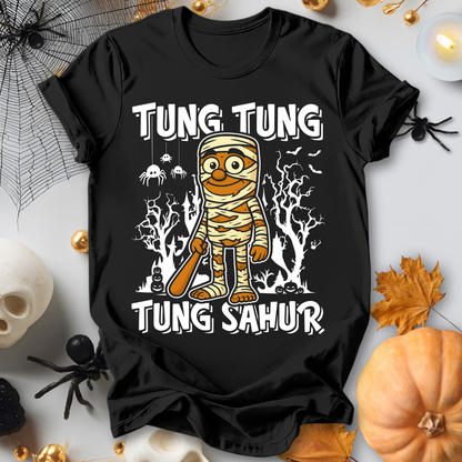 Tung Tung Tung Sahur Italian Brainrot Halloween T-Shirt