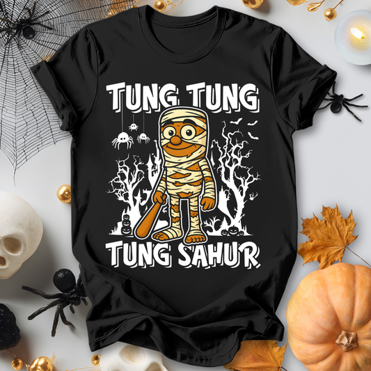 Tung Tung Tung Sahur Italian Brainrot Halloween T-Shirt