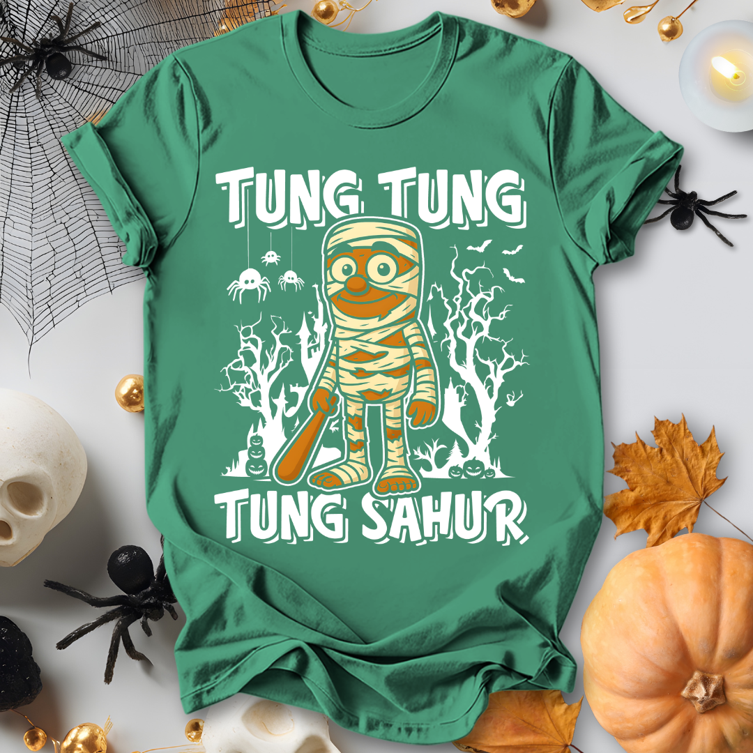 Tung Tung Tung Sahur Italian Brainrot Halloween T-Shirt
