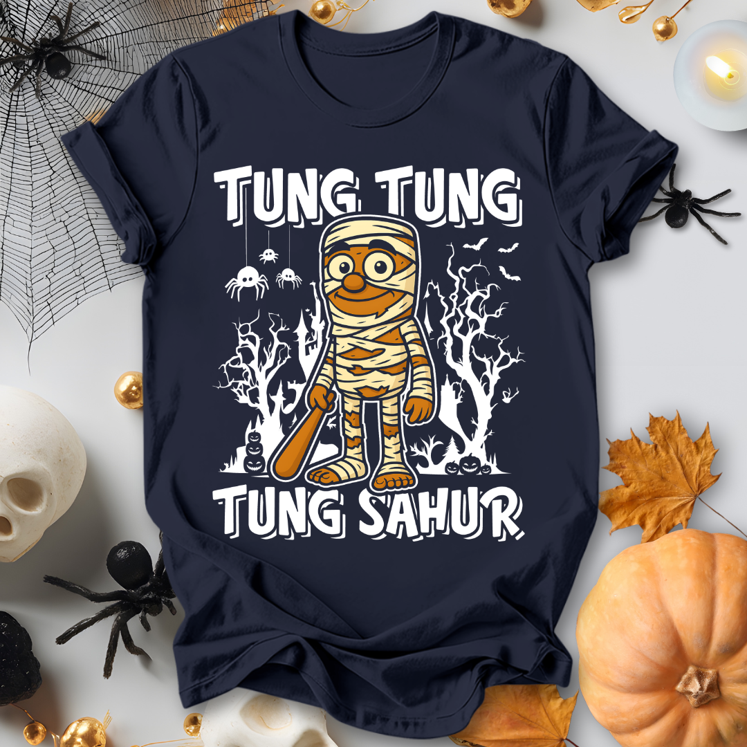 Tung Tung Tung Sahur Italian Brainrot Halloween T-Shirt