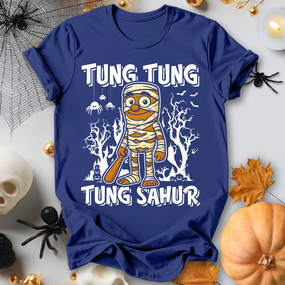 Tung Tung Tung Sahur Italian Brainrot Halloween T-Shirt