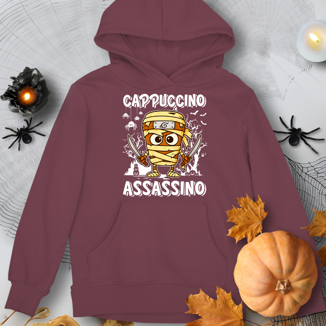 Cappuccino Assassino Italian Brainrot Halloween Hoodie