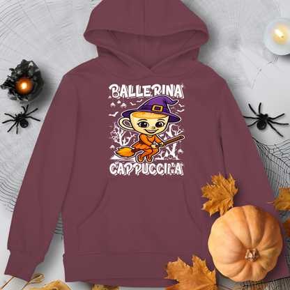 Ballerina Cappuccina Halloween Witch Italian Brainrot Hoodie