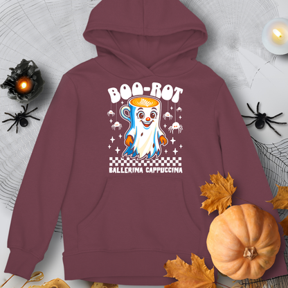 Ballerina Cappuccina Spooky Halloween Italian Brainrot Hoodie