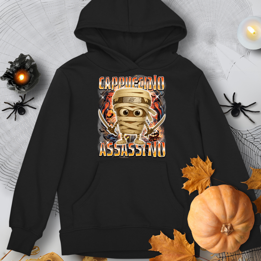 Cappuccino Assassino Halloween Italian Brainrot Hoodie