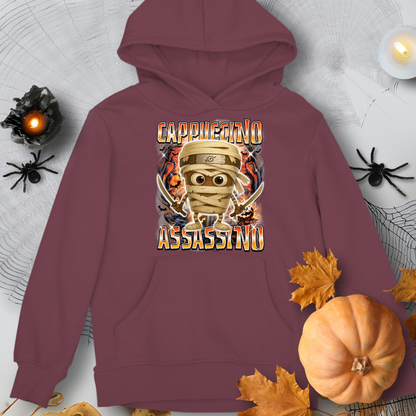 Cappuccino Assassino Halloween Italian Brainrot Hoodie