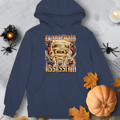Cappuccino Assassino Halloween Italian Brainrot Hoodie
