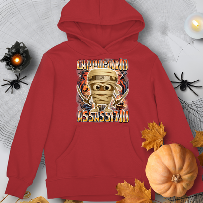 Cappuccino Assassino Halloween Italian Brainrot Hoodie
