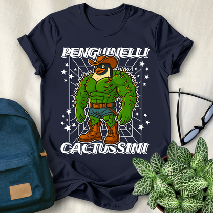Penguinelli Cactussini Italian Brainrot T-Shirt
