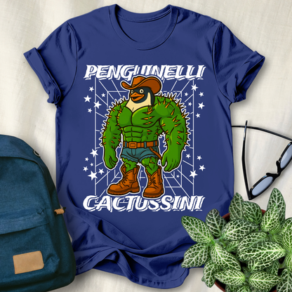 Penguinelli Cactussini Italian Brainrot T-Shirt