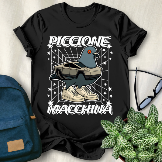 Piccione Macchina Italian Brainrot T-Shirt