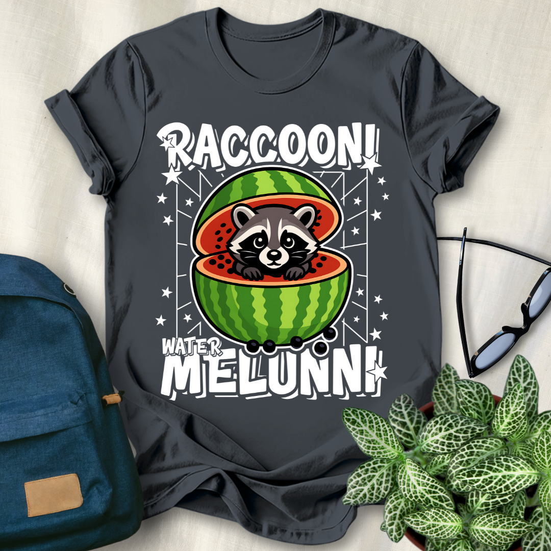 Raccooni Watermelunni Italian Brainrot T-Shirt
