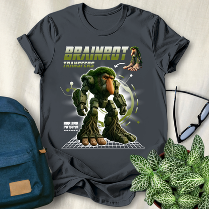 Brr Brr Patapim Italian Brainrot Robot T-Shirt