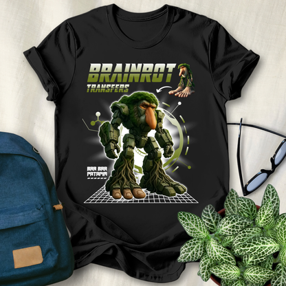 Brr Brr Patapim Italian Brainrot Robot T-Shirt