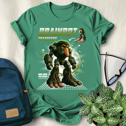Brr Brr Patapim Italian Brainrot Robot T-Shirt